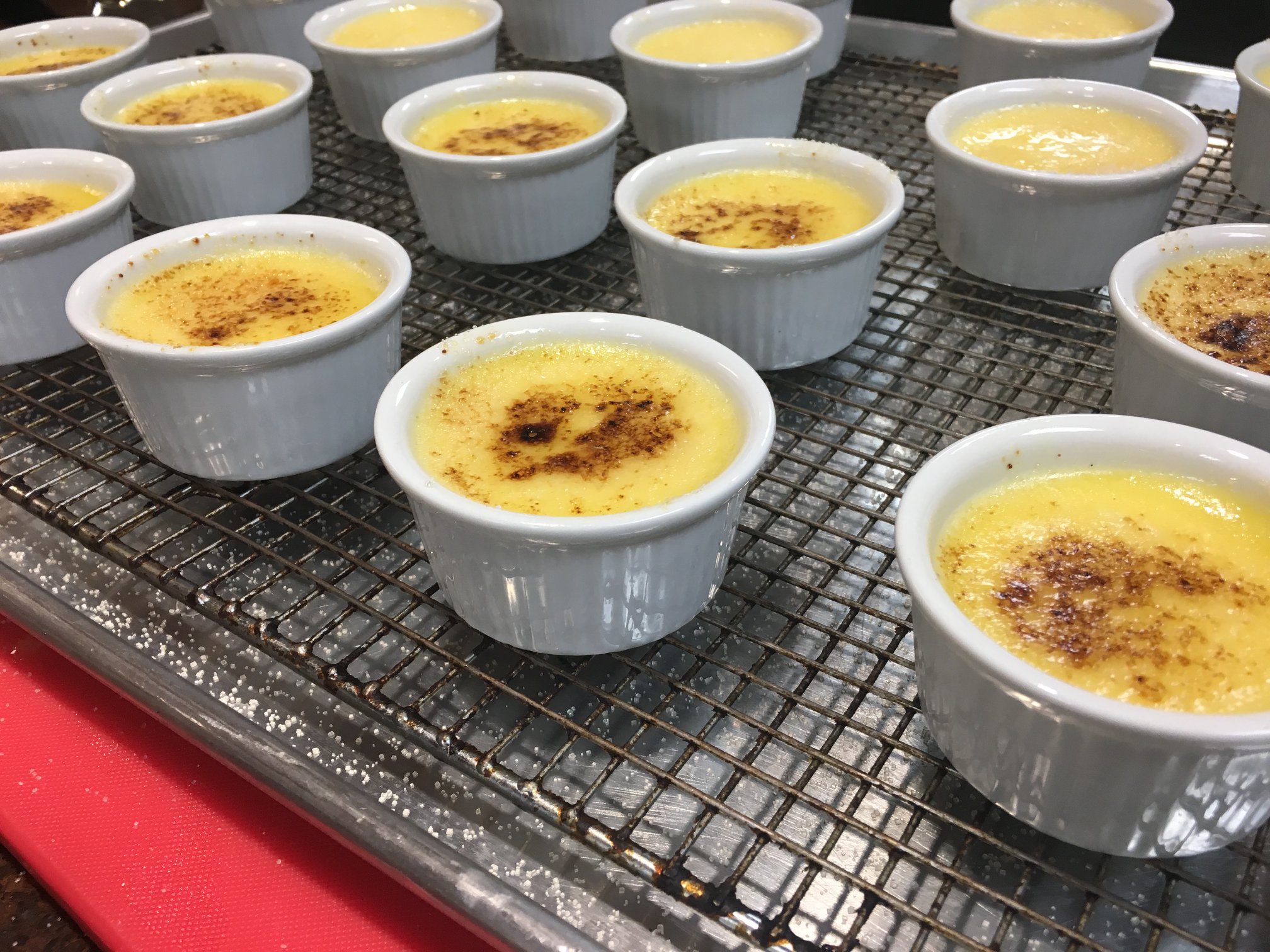 Crème brulee.