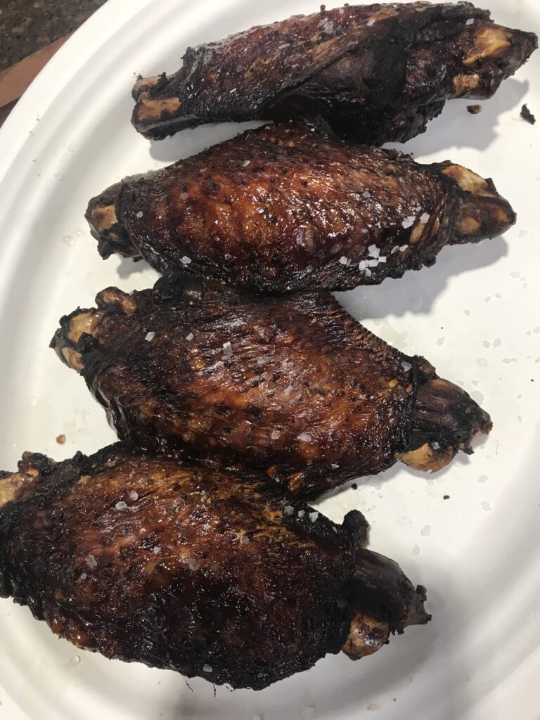 Deep fried turkey wings.