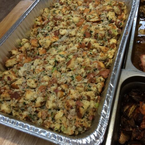 Oyster stuffing.