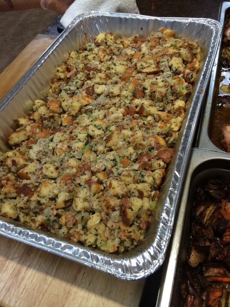 Oyster stuffing.