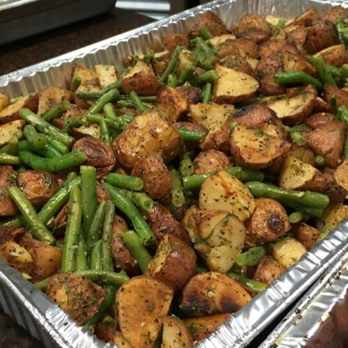 Potato green bean salad.