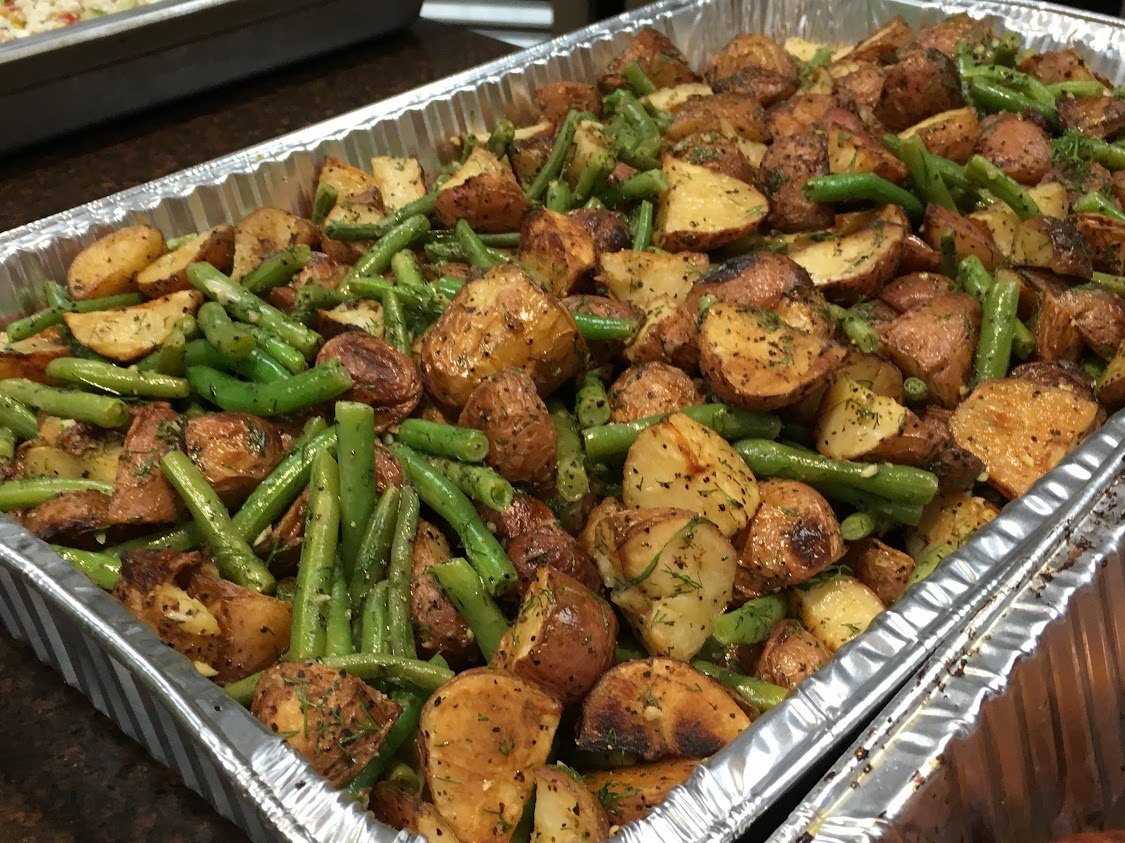 Potato green bean salad.