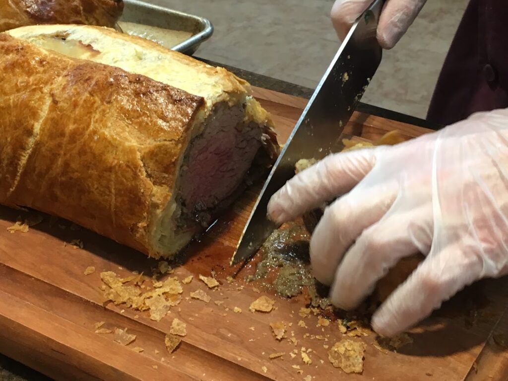 Beef wellington.