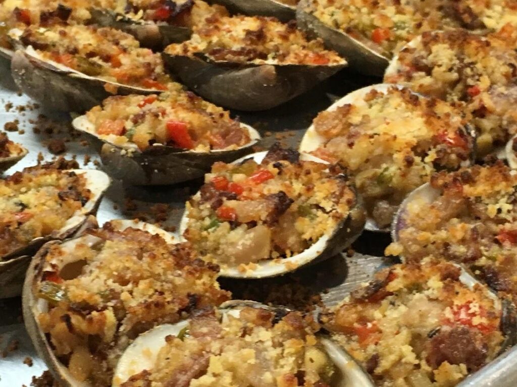 Clams casino.