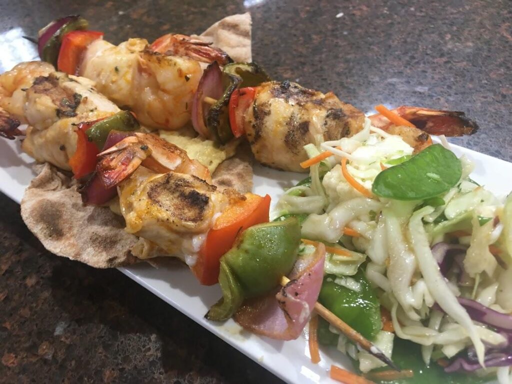 Chicken and Shrimp Kabobs