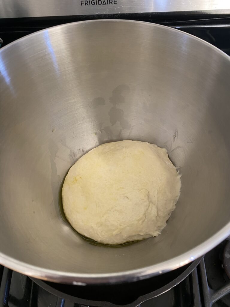 Dough ball Before Doubling